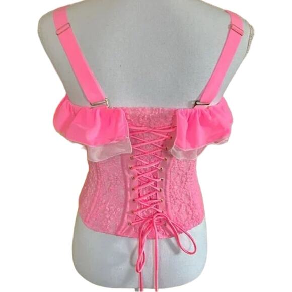 We Are HAH Free People Seams Like A Princess Lace Corset NWT 180.00 XS - Picture 9 of 10